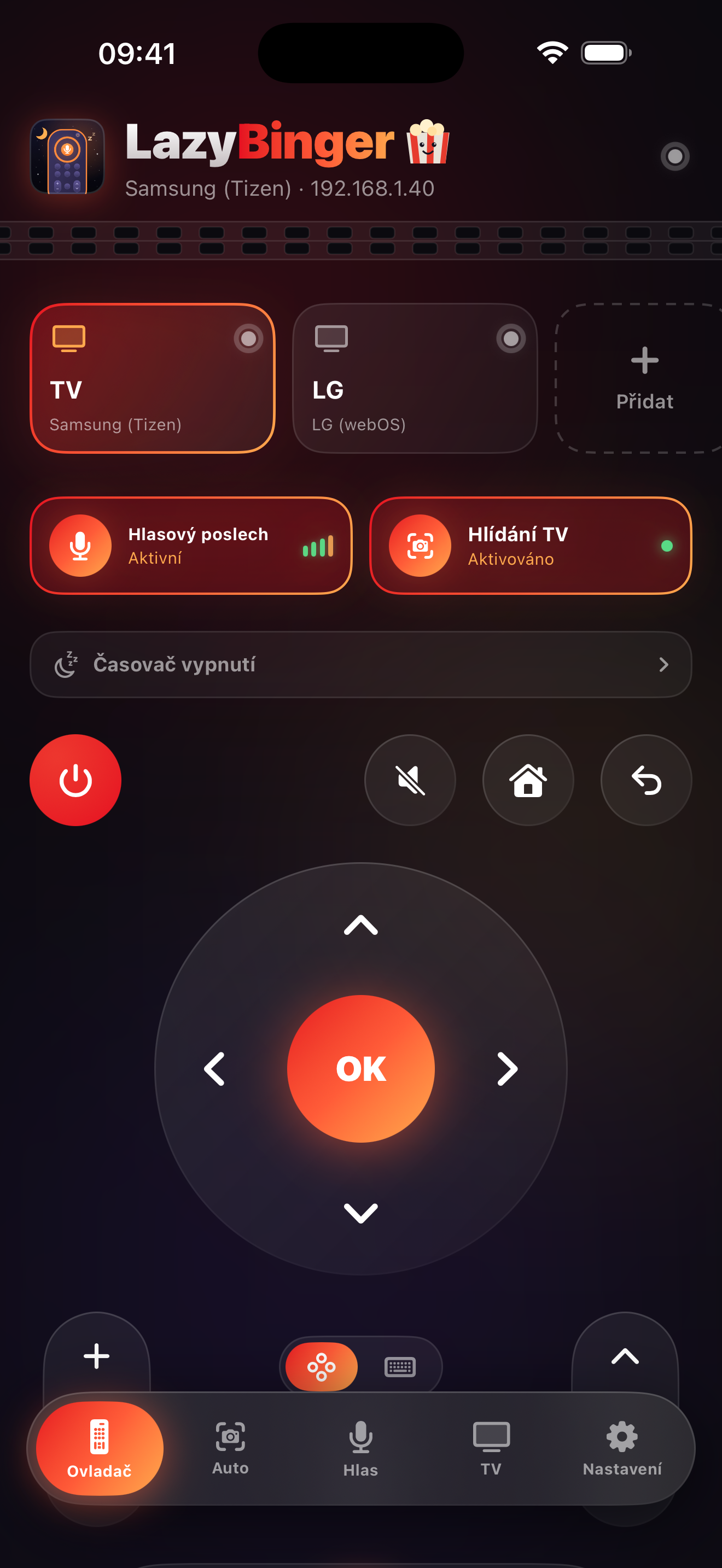 Tvůj ovladač Roku, na tvém iPhonu.
